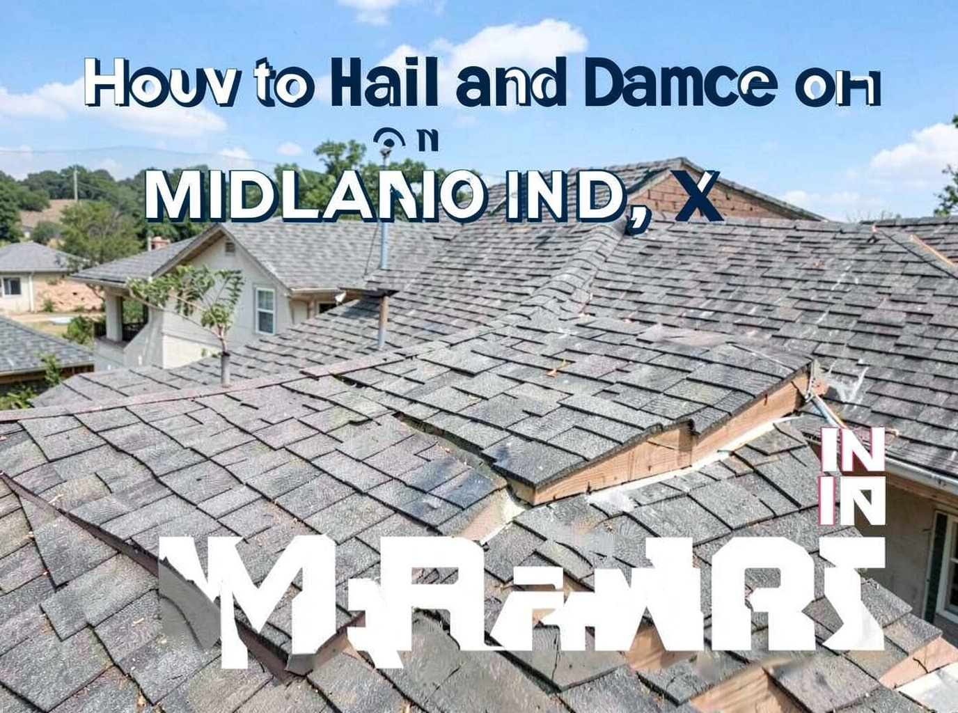 How to Spot Hail and Wind Damage on Roofs in Midland, TX